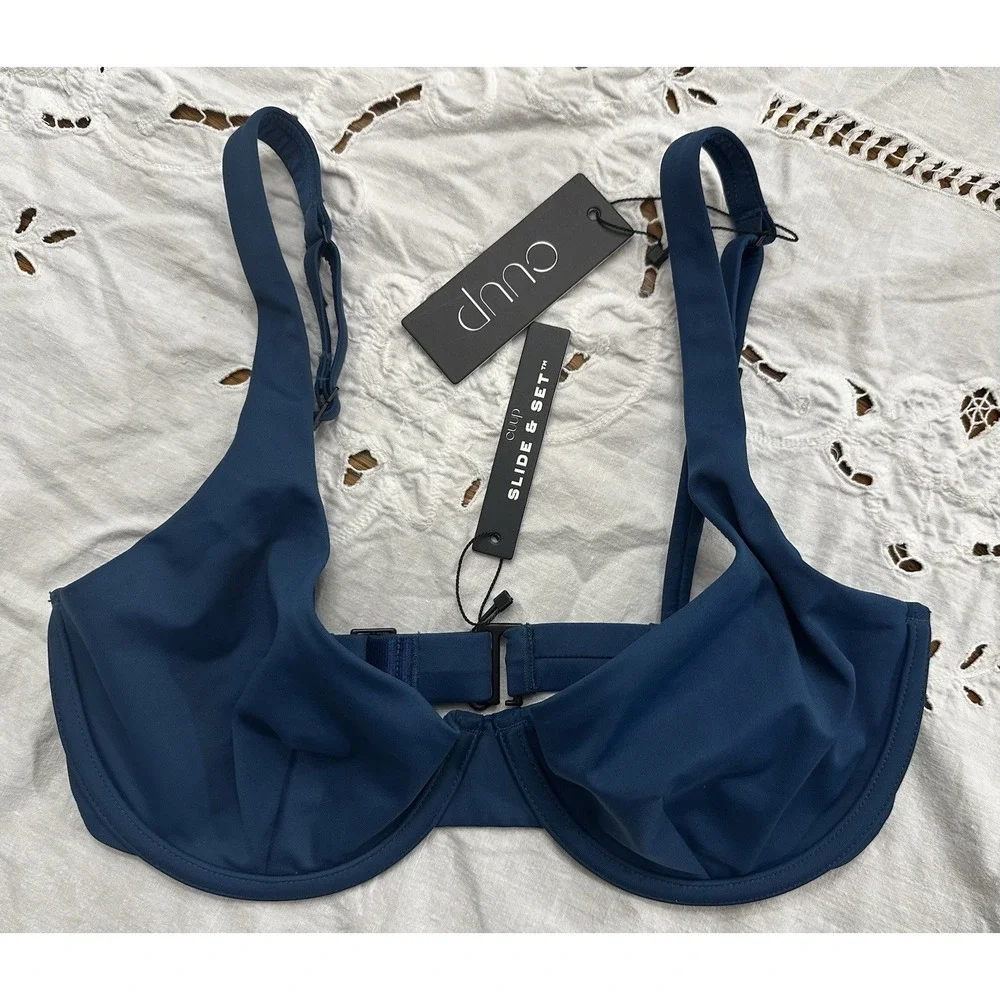CUUP The Scoop - Swim Color HORIZON 30F, 32E Slide & Set Back Closure Sculpted - Picture 3 of 5
